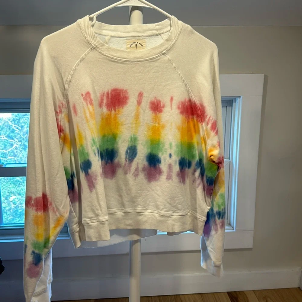 Electric & Rose time to live tye dye sweater, size small - Picture 1 of 3